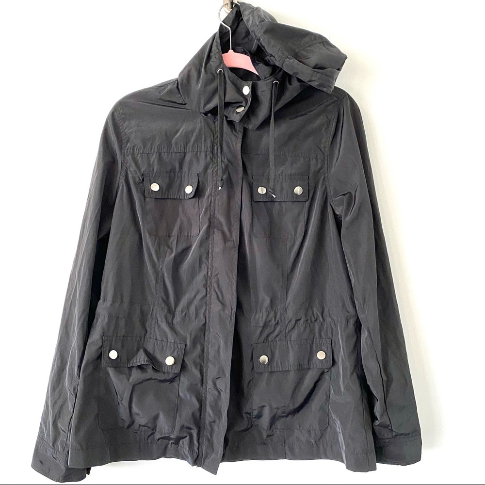 💕Black Hoodie Jacket SZ L